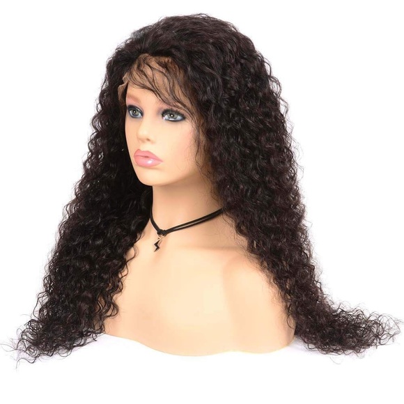 22” 100% HUMAN BRAZILIAN WATER WAVE LACE FRONT WIG